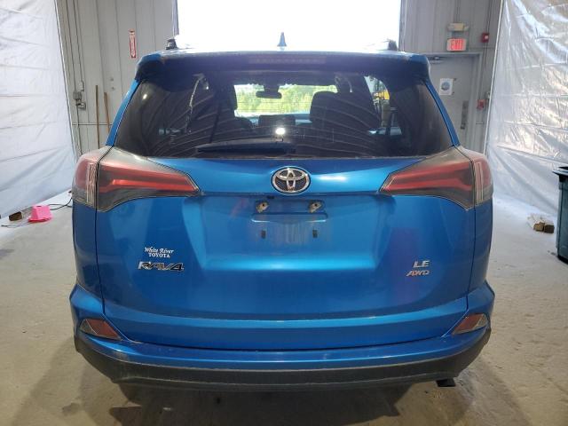 JTMBFREVXHJ701490 - 2017 TOYOTA RAV4 LE BLUE photo 6