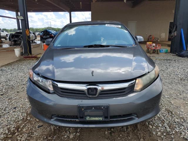 2HGFB2F98CH540347 - 2012 HONDA CIVIC EXL GRAY photo 5