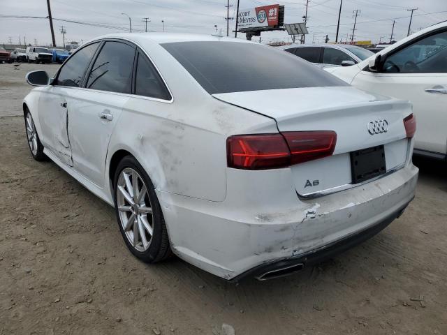 WAUD8AFC1JN007252 - 2018 AUDI A6 PREMIUM PLUS WHITE photo 2