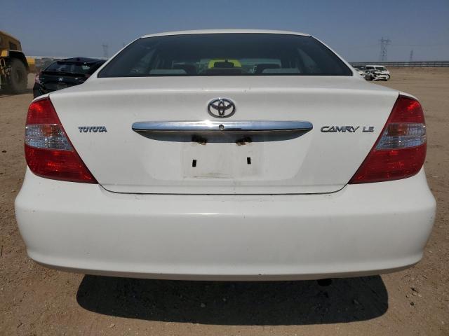 4T1BE32K03U120870 - 2003 TOYOTA CAMRY LE WHITE photo 6