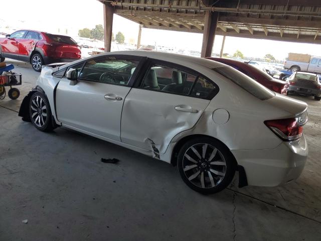19XFB2F93FE235773 - 2015 HONDA CIVIC EXL WHITE photo 2