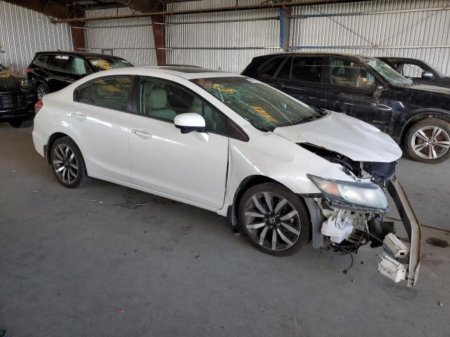 19XFB2F93FE235773 - 2015 HONDA CIVIC EXL WHITE photo 4