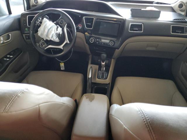 19XFB2F93FE235773 - 2015 HONDA CIVIC EXL WHITE photo 8