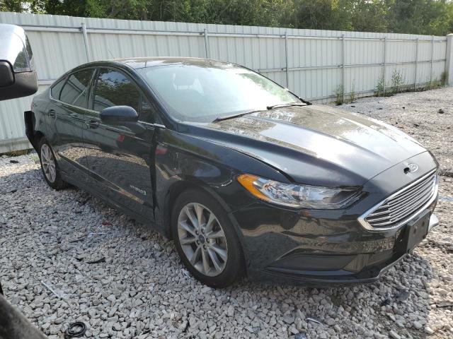 3FA6P0LU2HR356665 - 2017 FORD FUSION SE HYBRID BLACK photo 4