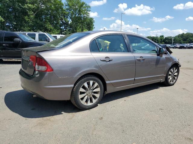 1HGFA16829L004588 - 2009 HONDA CIVIC EX BROWN photo 3