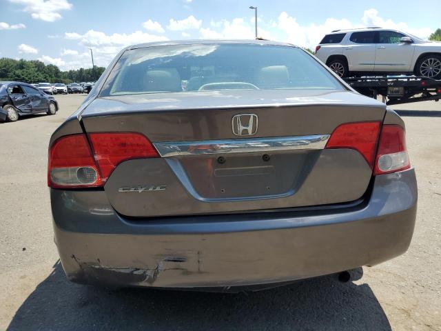 1HGFA16829L004588 - 2009 HONDA CIVIC EX BROWN photo 6