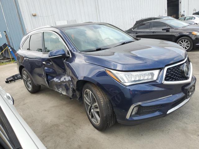 5FRYD4H83HB021946 - 2017 ACURA MDX ADVANCE BLUE photo 4