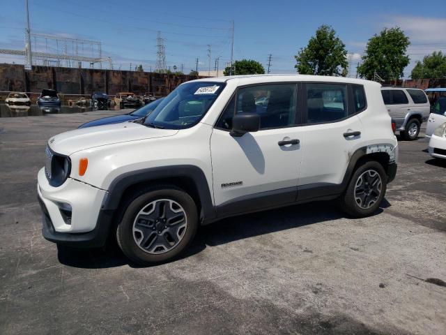 ZACNJAABXLPM04802 - 2020 JEEP RENEGADE SPORT WHITE photo 1