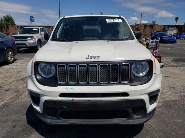 ZACNJAABXLPM04802 - 2020 JEEP RENEGADE SPORT WHITE photo 5