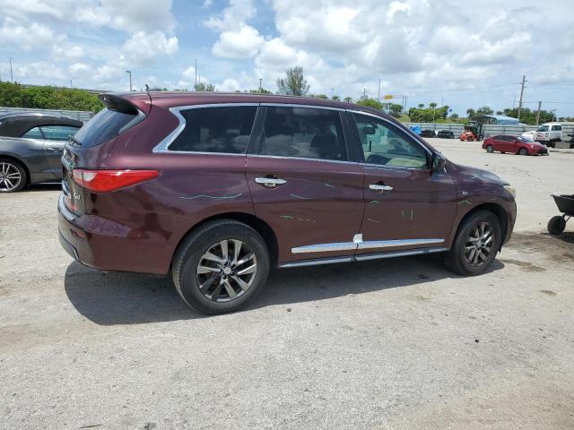 5N1AL0MN9EC542927 - 2014 INFINITI QX60 BURGUNDY photo 3