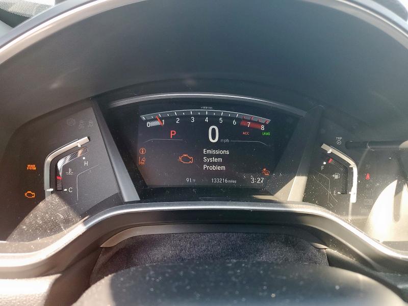 2HKRW2H58JH674239 - 2018 HONDA CR-V EX SILVER photo 9