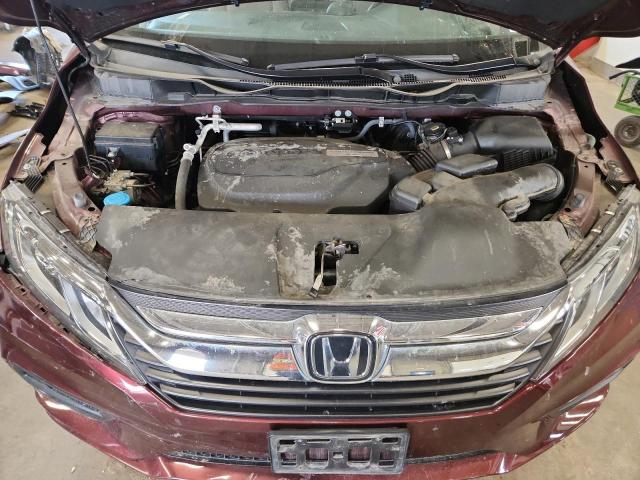 5FNRL6H52JB105563 - 2018 HONDA ODYSSEY EX MAROON photo 12