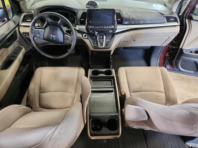 5FNRL6H52JB105563 - 2018 HONDA ODYSSEY EX MAROON photo 8