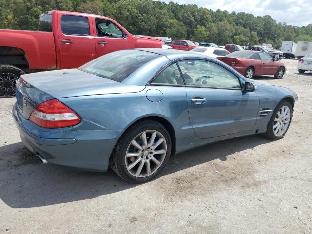 WDBSK71F37F123926 - 2007 MERCEDES-BENZ SL 550 BLUE photo 3