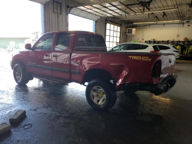 5TBRN34142S324249 - 2002 TOYOTA TUNDRA ACCESS CAB SR5 MAROON photo 2