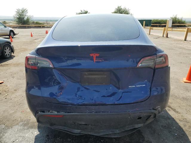 7SAYGDEE3PA152537 - 2023 TESLA MODEL Y ლურჯი ფოტო 6