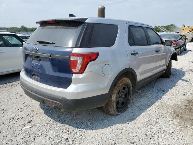 1FM5K8AR2HGE13564 - 2017 FORD EXPLORER POLICE INTERCEPTOR SILVER photo 3