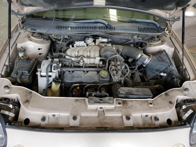 1FAFP52U9WA100609 - 1998 FORD TAURUS LX TAN photo 11