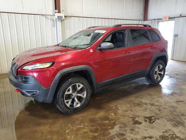 1C4PJMBS5EW191386 - 2014 JEEP CHEROKEE TRAILHAWK MAROON photo 1