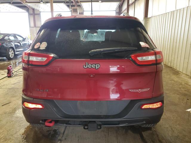 1C4PJMBS5EW191386 - 2014 JEEP CHEROKEE TRAILHAWK MAROON photo 6