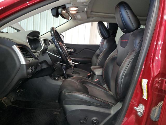 1C4PJMBS5EW191386 - 2014 JEEP CHEROKEE TRAILHAWK MAROON photo 7