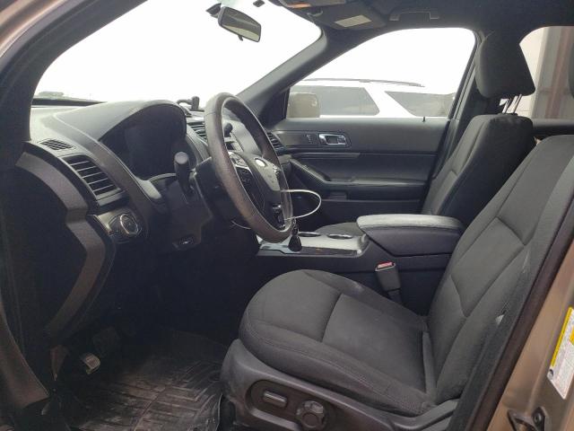 1FM5K8AR5HGC48397 - 2017 FORD EXPLORER POLICE INTERCEPTOR TAN photo 7
