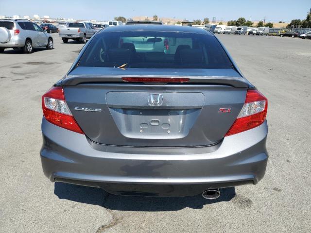 2HGFB6E55CH702151 - 2012 HONDA CIVIC SI GRAY photo 6