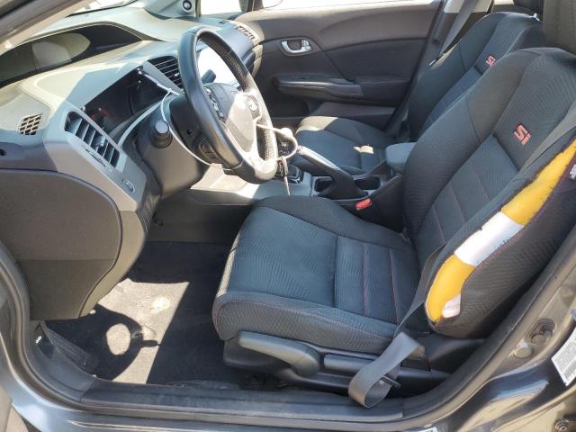 2HGFB6E55CH702151 - 2012 HONDA CIVIC SI GRAY photo 7