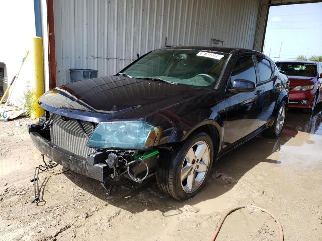 1B3BD2FG5BN535247 - 2011 DODGE AVENGER LUX BLACK photo 1