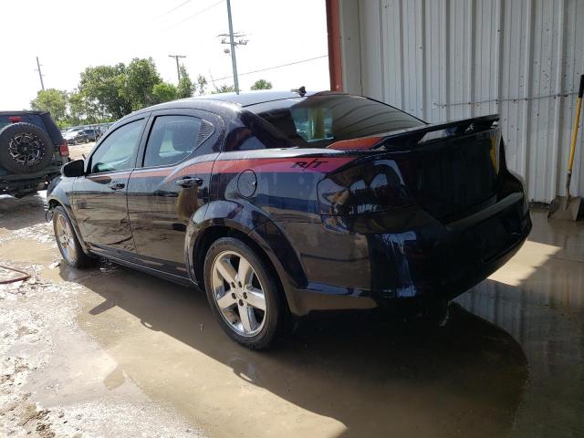 1B3BD2FG5BN535247 - 2011 DODGE AVENGER LUX BLACK photo 2