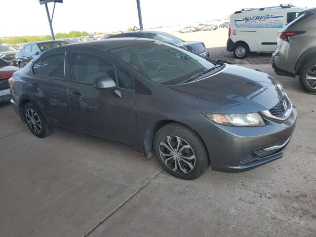 19XFB2F57DE054024 - 2013 HONDA CIVIC LX GRAY photo 4