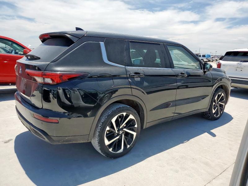 JA4J3TA88NZ064642 - 2022 MITSUBISHI OUTLANDER ES BLACK photo 3