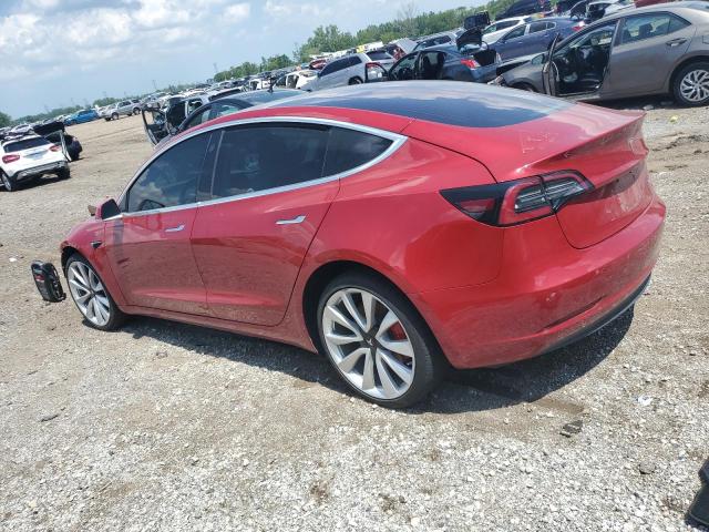 5YJ3E1EB5JF080560 - 2018 TESLA MODEL 3 RED photo 2