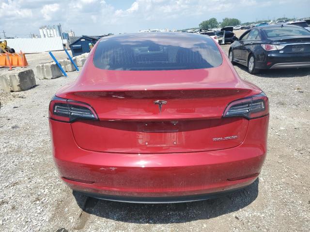 5YJ3E1EB5JF080560 - 2018 TESLA MODEL 3 RED photo 6