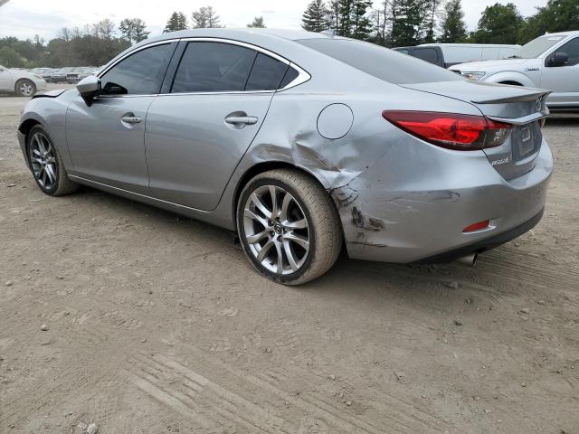 JM1GJ1W68E1121373 - 2014 MAZDA 6 GRAND TOURING GRAY photo 2