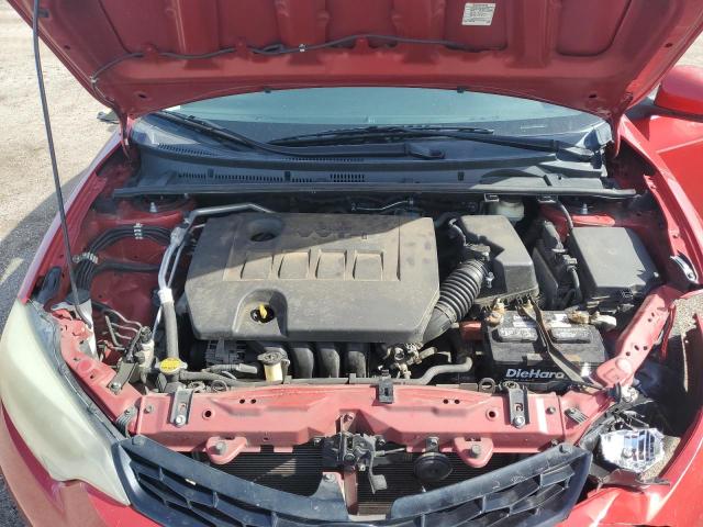 2T1BURHEXGC645403 - 2016 TOYOTA COROLLA L RED photo 11