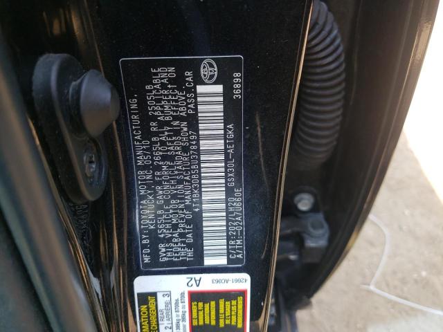 4T1BK3DB5BU378497 - 2011 TOYOTA AVALON BASE 黑色 照片 13