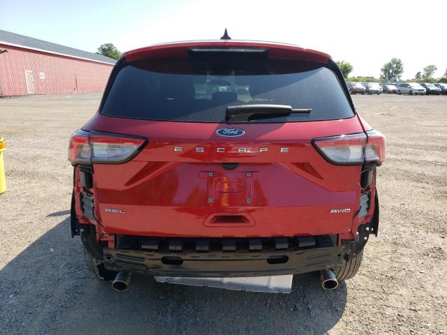 1FMCU9H6XNUB01539 - 2022 FORD ESCAPE SEL RED photo 6