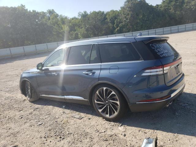 5LM5J7XCXLGL01343 - 2020 LINCOLN AVIATOR RESERVE BLUE photo 2