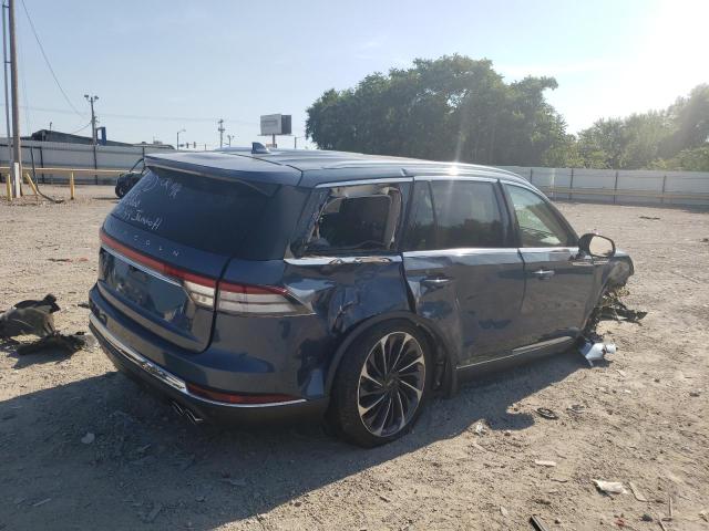 5LM5J7XCXLGL01343 - 2020 LINCOLN AVIATOR RESERVE BLUE photo 3