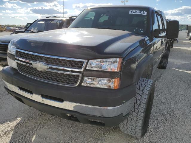 1GCHK23U65F940699 - 2005 CHEVROLET SILVERADO CHARCOAL photo 2