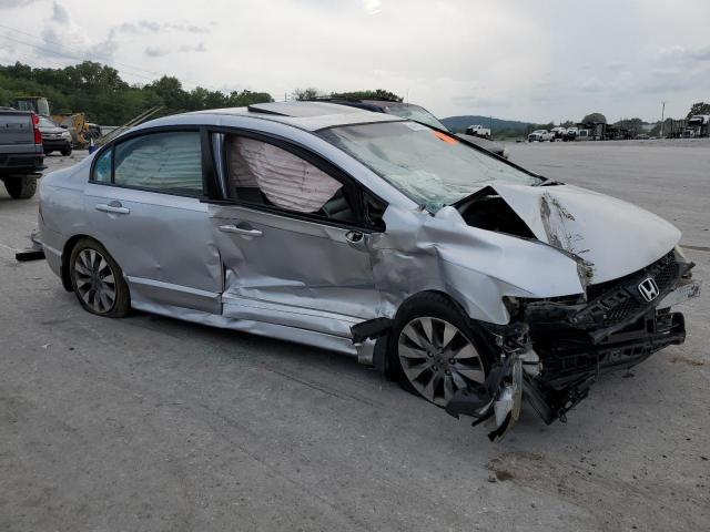 2HGFA1F96BH521467 - 2011 HONDA CIVIC EXL ვერცხლისფერი ფოტო 4