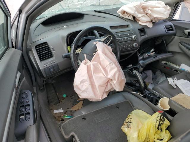 2HGFA1F96BH521467 - 2011 HONDA CIVIC EXL ვერცხლისფერი ფოტო 8