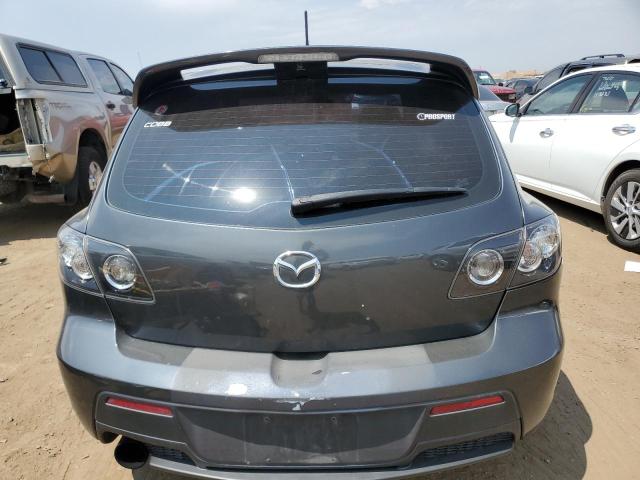 JM1BK34L681119587 - 2008 MAZDA SPEED 3 CHARCOAL photo 6