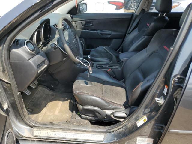 JM1BK34L681119587 - 2008 MAZDA SPEED 3 CHARCOAL photo 7