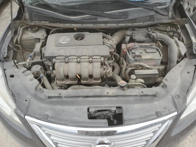 3N1AB7AP8DL691955 - 2013 NISSAN SENTRA S GRAY photo 11