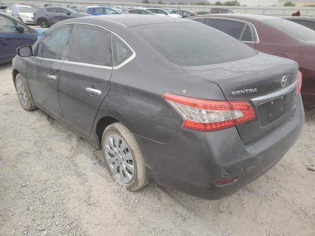 3N1AB7AP8DL691955 - 2013 NISSAN SENTRA S GRAY photo 2