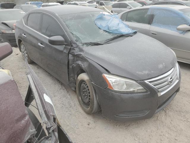 3N1AB7AP8DL691955 - 2013 NISSAN SENTRA S GRAY photo 4