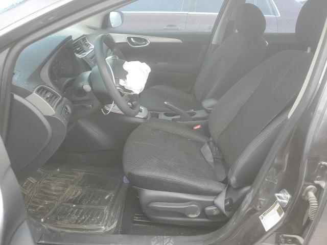 3N1AB7AP8DL691955 - 2013 NISSAN SENTRA S GRAY photo 7