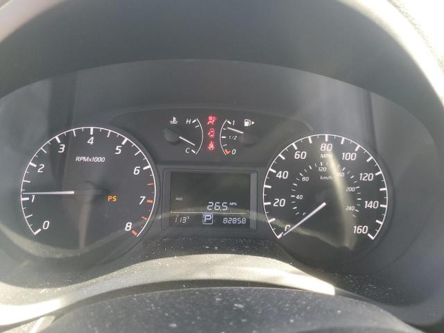 3N1AB7AP8DL691955 - 2013 NISSAN SENTRA S GRAY photo 9